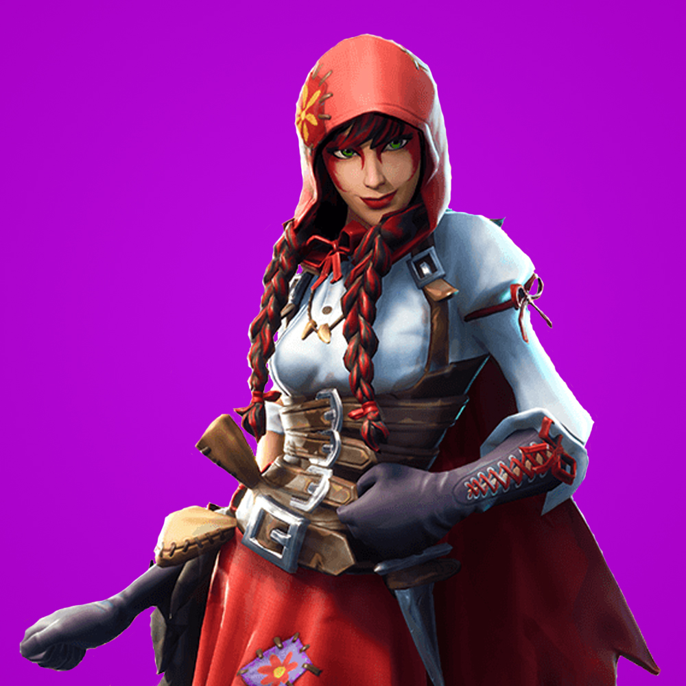 female little red riding hood skin